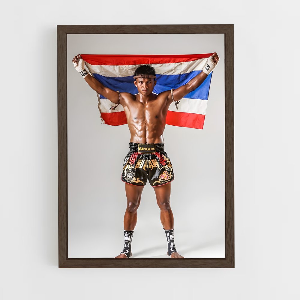 Poster L’Élan du Combattant – affiche Kick-boxing (vue 5)